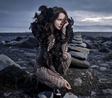Lambertz Pure fashion advertising campaign photographed in Iceland by James Nader