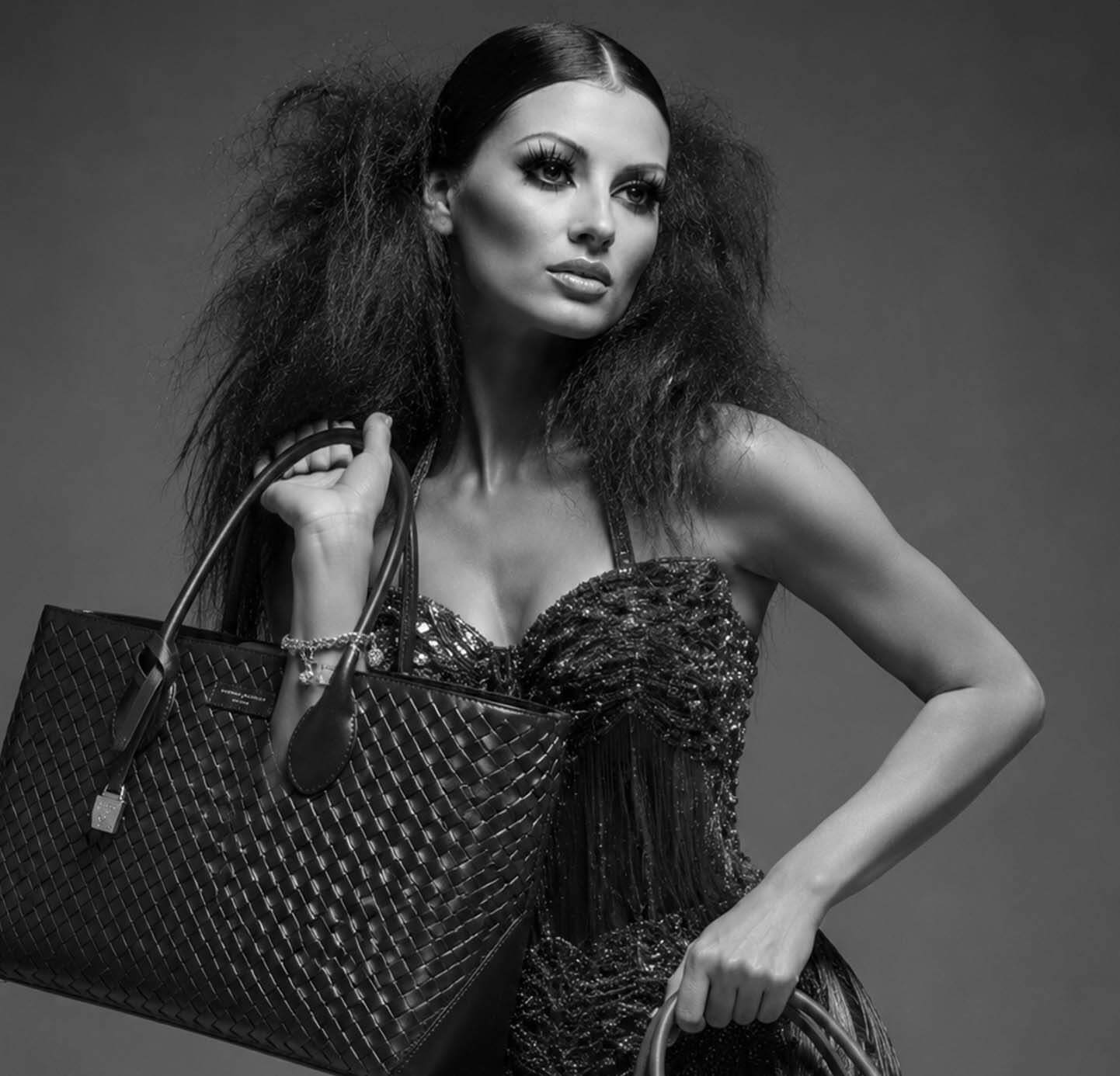Black and white fashion photography by James Nader