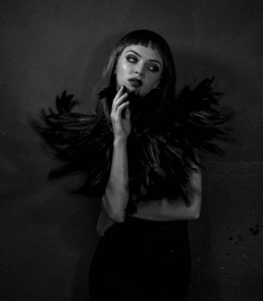 Professional black and white fashion photography by James Nader