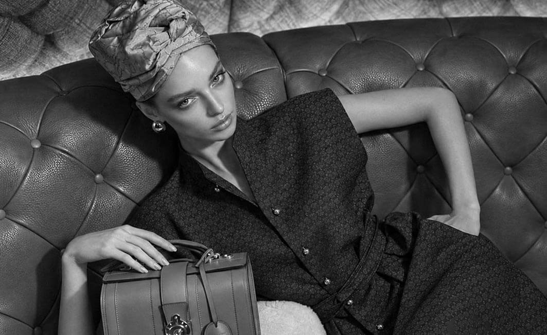 Black and white fashion campaign photography by James Nader