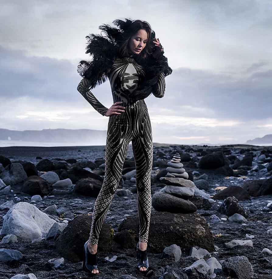Lambertz international fashion campaign photographed in Iceland by James Nader