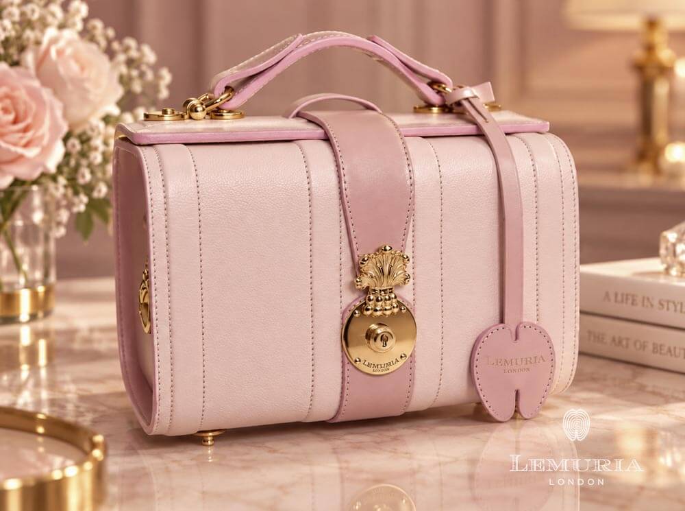 Lemuria London luxury handbag and fashion styling photographed for the London campaign