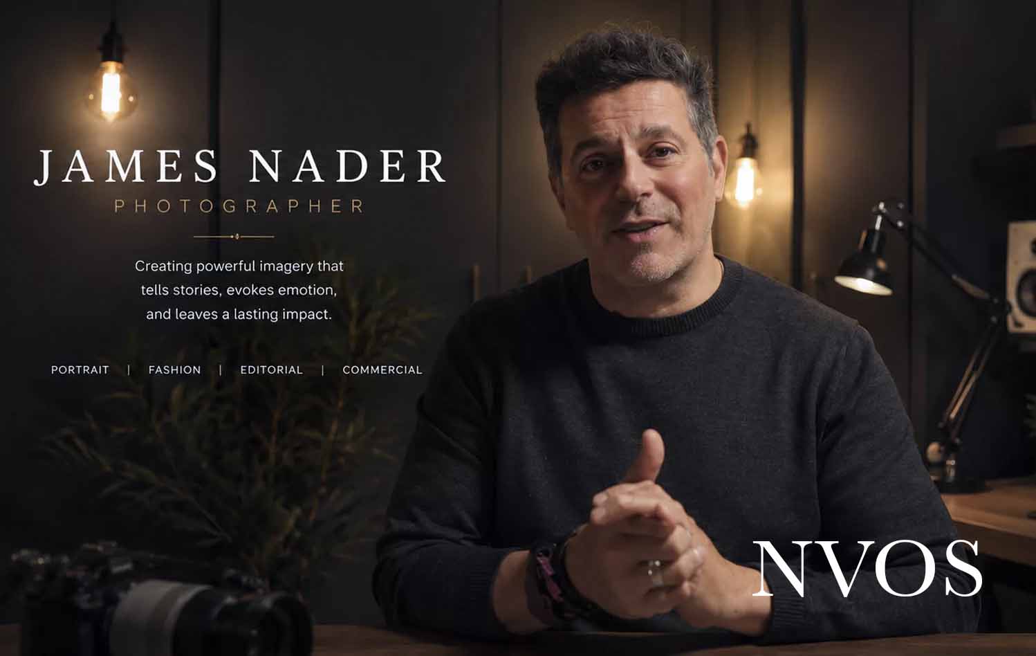 James Nader NVOS visual operating system for photographic decision making