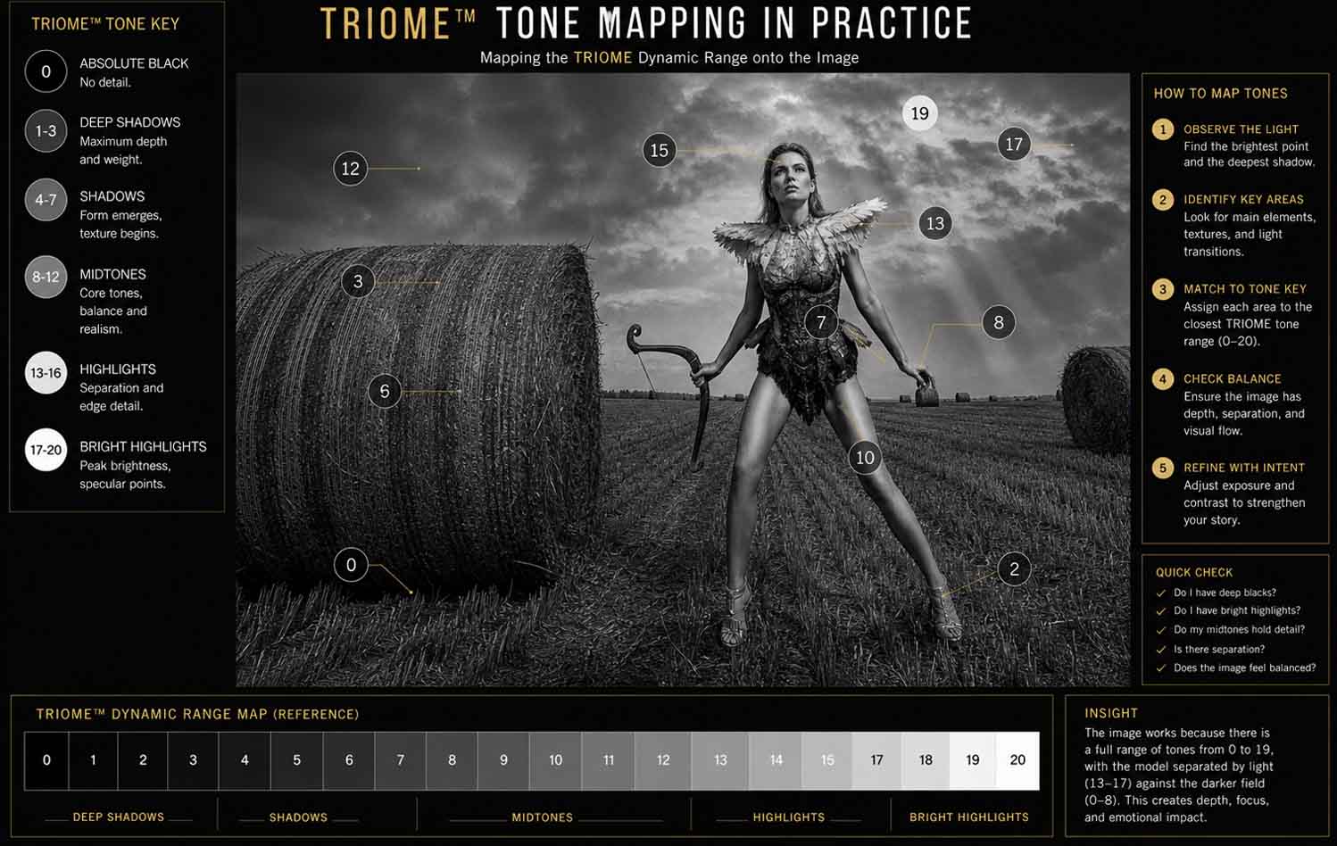 TRIOME composition system by James Nader showing photographic structure and visual relationships