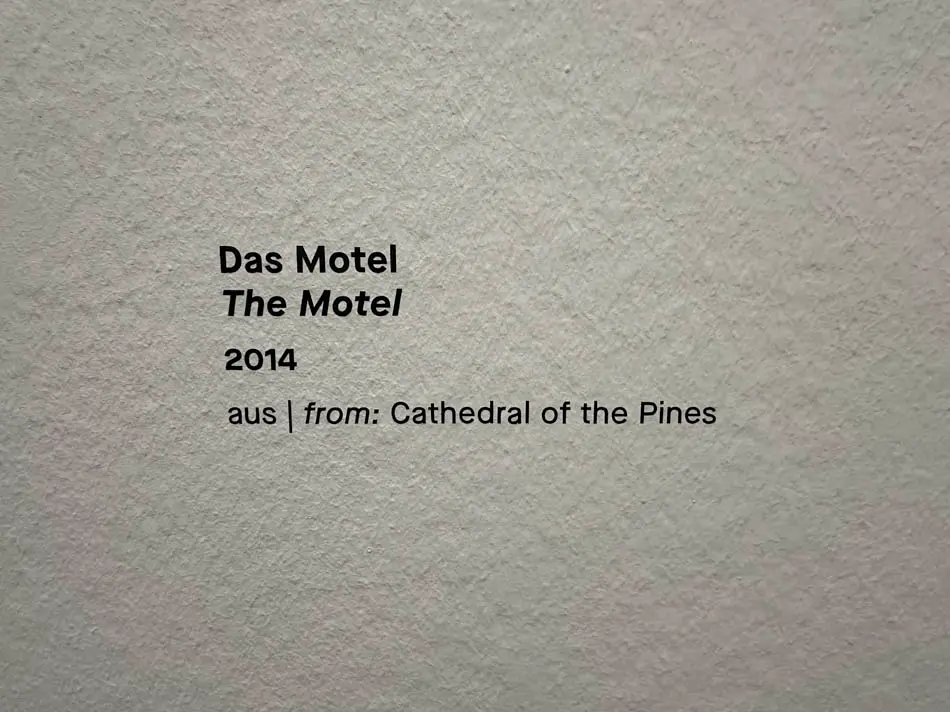 Art exhibition photograph from James Nader's Austria Field Notes