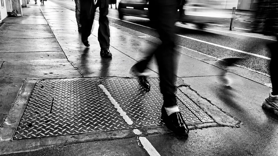 James Nader London black and white street photography and visual observation